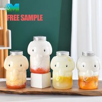 Nouveau produit, bouteilles en plastique de 350 ml, jus de fruits, Garrafa De Plastico, bouteille en plastique personnalisée, bouteilles en plastique de luxe de forme unique