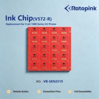 Cartouche d'encre Ratopink V572-R, remplacement pour imprimante CIJ V-jet 1040 Series 1040