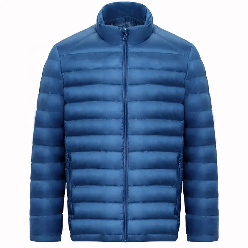 Black fabric urban fashion blue men New Style Cheap Keep Warm male short winter Coat puffer down jacket