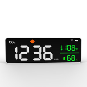 ROKTOOLS duvara monte karbon dioksit dedektörü <span class=keywords><strong>CO2</strong></span> metre gaz dedektörü sıcaklık bağıl nem - Product Image 2