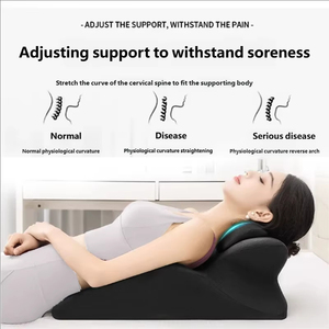 Almohada de espuma viscoelástica multifuncional para dormir boca abajo, soporte para elevación de venas, forma tejida, venta al por mayor - Product Image 3