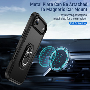 Từ Vòng Có Thể Điều Chỉnh Đá Đứng 2in1wireless Sạc Cứng PC Mềm TPU Antishock Điện Thoại Di Động Trường Hợp Đối Với <span class=keywords><strong>iPhone</strong></span> 17 Không Khí - Product Image 6