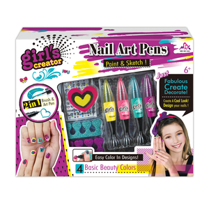 Popolare caldo Delle Ragazze Cosmetici Gioco Trucco Giocattoli Per Bambini FAI DA TE <span class=keywords><strong>Nail</strong></span> <span class=keywords><strong>Art</strong></span> <span class=keywords><strong>Studio</strong></span> A Base D'acqua Buccia Off <span class=keywords><strong>Nail</strong></span> Polish con Glitter spruzzatore Penna - Product Image 4