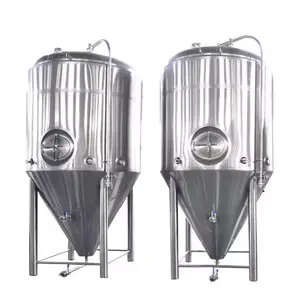 Diskon besar peralatan fermentasi bir 4000L 40HL Fermenter bir 4000 liter tangki fermentasi kerucut dengan harga bagus