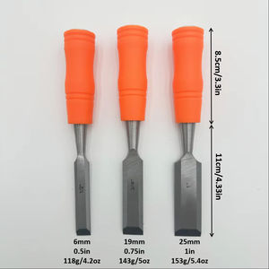 Fabriek Professionele Houtbewerking Beitel Gereedschapsset Snijkant Halve Ronde Platte Beitel Houtbewerking Handgereedschap Gravure Beitel - Product Image 3