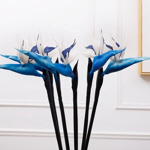 QiHao ดอกไม้ยางเทียมเนื้อสัมผัสเหมือนจริง,<span class=keywords><strong>Strelitzia</strong></span> <span class=keywords><strong>Reginae</strong></span> - Product Image 1
