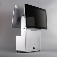 Terminal de caisse tactile tout-en-un pour points de vente avec écran client, compatible Linux et Windows 10, imprimante de facturation et système EPOS pour le commerce de détail