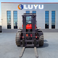 Chariot élévateur tout-terrain 4x4 diesel LUYU, compact, tout-en-un, chariot élévateur tout-terrain personnalisé, norme EPA Euro 5, 3,5 tonnes, chariot élévateur extérieur