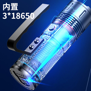 X6 Handheld <b>Lamp</b> Rechargeable Flashlight 3x18650 Battery Ultra Bright Led Light Outdoor Use - Product Image 1