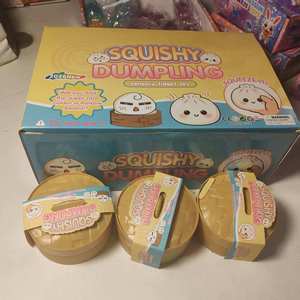 Mignon Squishy Scintillant Mystère en Forme de Dumpling, Boîte <span class=keywords><strong>Surprise</strong></span> <span class=keywords><strong>Surprise</strong></span>, Jouet Anti-Stress à Expression de Dessin Animé, Doux - Product Image 2