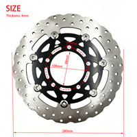 Disque de frein solide pour moto ADV, plaque de frein robuste pour moto de tourisme longue distance, pièces de frein pour moto