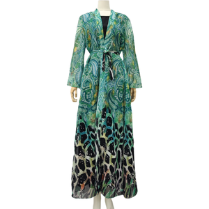 Abbigliamento islamico di ultima moda con stampa leopardata - Product Image 1