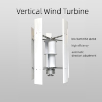 Éolienne verticale 12V 24V 1000W Système d'énergie éolienne avec générateur à aimants permanents triphasé pour utilisation hybride solaire