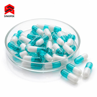 Capsules vides en pullulan rouge vif brillant, couleur profonde et vibrante, pour une forte reconnaissance de marque, impression de logo personnalisée, GMP
