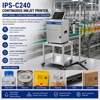 Impresora Industrial de Inyección de Tinta Continua DF-C240, Máquina de Codificación CIJ para Impresión de Fecha, Lote, Código de Barras y Código QR