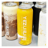 350ml 500ml 650ml clair PET peut bouteilles de café en plastique Soda bouteille à boire en plastique avec bouchon 330ml bouteille en plastique pour thé à bulles