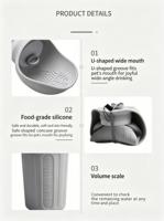 Gobelet à eau en silicone pour animaux de compagnie, pliable et portable, bouteille d'hydratation pour chien pour les promenades