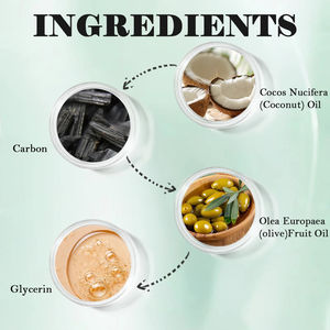 Venta al por mayor Etiqueta Privada jabón carbón piel blanquear jabón hecho a mano Natural negro africano orgánico blanquear jabón - Product Image 6