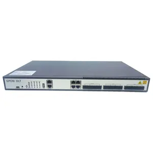 8PON GPON OLT dengan 8PON port + 4 * GE + 4*10G SFP + Port