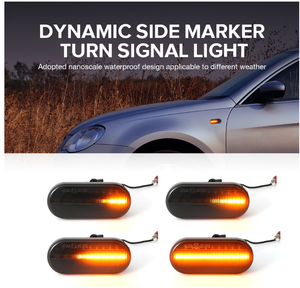 Feux latéraux à LED dynamiques avec clignotants pour VW <span class=keywords><strong>Golf</strong></span> <span class=keywords><strong>3</strong></span> 4 T5 pour Passat 3BG pour Polo 6N - Product Image 2