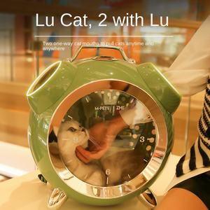 Mochila portátil de plástico de moda para mascotas en el diseño de la cápsula espacial Mochila de gato saliente transpirable para perros - Product Image 3