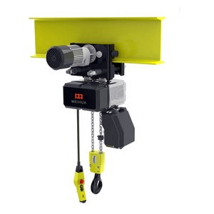 Polipasto de cadena eléctrico de 380V, elevador de 1 tonelada y 2t con carrito monorriel, 500kg - Product Image 1