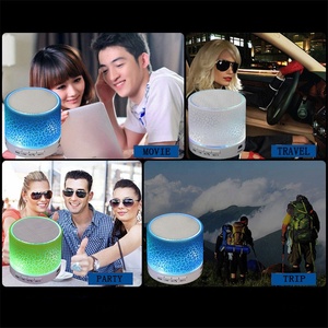 Mới nhất Mini đầy màu sắc flash LED ánh sáng rạp hát tại nhà hệ thống không dây loa di động A9 cho điện thoại thông minh - Product Image 5