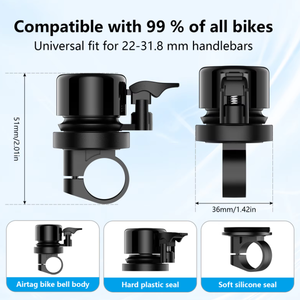 Sonnette de vélo T01 <span class=keywords><strong>avec</strong></span> GPS, dispositif anti-perte portable en plastique, positionnement par application, compatible iPhone, sans frais d'<span class=keywords><strong>abonnement</strong></span> - Product Image 6