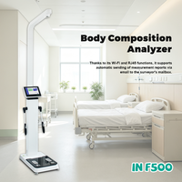 Balance de composition corporelle INBCA IN-F500 avec écran 10,1 pouces, fournisseur OEM/ODM, vente en gros, fabricant du Guangdong, garantie 1 an