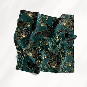Écharpe en soie élégante pour toutes les saisons, magnifique foulard pour cheveux et cou, accessoire de mode, écharpes en soie pour femmes, vente en gros - Product Image 5