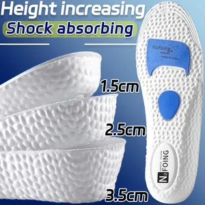 Plantillas Deportivas EVA de Alta Elasticidad con Espuma Viscoelástica para Aumentar la Altura (1.5-3.5 cm), Plantillas para el Talón con Absorción de Impactos que te Hacen Más Alto - Product Image 2