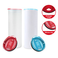 Vente en gros de couvercles coulissants anti-fuite et anti-éclaboussures en plastique coloré de remplacement pour gobelets isothermes fins et droits de 20 oz