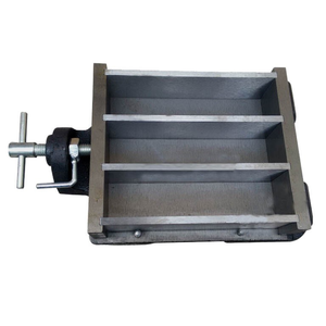 Cube en acier à trois compartiments pour moules d'essai de béton, ciment, laboratoire civil, mortier, <span class=keywords><strong>instrument</strong></span> de coulée, dispositif avec garantie d'un an - Product Image 2