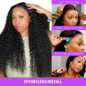 卸売り高密度13x6グルレス透明レースビルマカーリーヒューマンヘア4P30ハイライトウィッグカーリーレース正面ウィッグ - Product Image 4