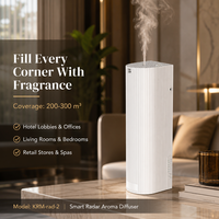 Diffuseur de parfum à détecteur de mouvement radar 200 ml, WiFi sans fil, application, 5 minuteurs, 300 m², USB, mural, hôtel, OEM, logo personnalisé