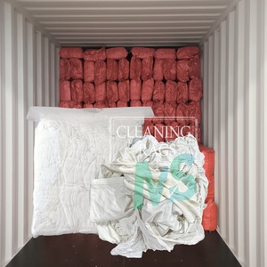 Trapos de Algodón Blancos Resistentes, Trapos de Limpieza de Fibra de Algodón de Alta Densidad, Trapos Industriales para Trabajos de Eliminación de Grasa en Equipos Pesados - Product Image 1