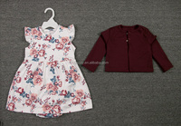 Vêtements pour filles en gros, robe de princesse 2 pièces, robe sans manches pour enfants, vente chaude, vêtements d'été pour enfants, robe pour bébé fille