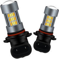 Ampoules de phares de voiture, feux antibrouillard LED H8 H11 9005 9006 HB3 HB4 4014 CHIP 62SMD 12V, nouvelle fixation universelle 2.4W DJ055