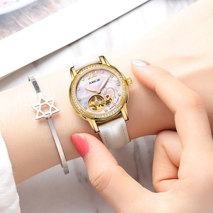 1Hot Sale Silicone Strap Pointer Gold Luminous Men's <b>Automatic</b> Mechanical <b>Watches</b> for Business - Product Image 4