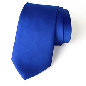 Corbata de Satén Lisa de 7 cm de Ancho para Hombre, 18 Colores en Stock, Calidad para Negocios y Bodas, Gravata Cravat <span class=keywords><strong>Negra</strong></span> con Etiqueta Privada - Product Image 2