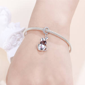 Plata de Ley 925, corona de amor, colgante de pluma, cruz, accesorios de joyería DIY exquisitos para fiesta de mujer - Product Image 4