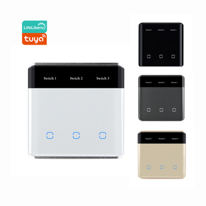 Interruptor de Luz Inteligente Tuya Zigbee Padrão EU/UK 1/2/<span class=keywords><strong>3</strong></span> <span class=keywords><strong>Gang</strong></span> 10A com Display LED Controle por Voz AI Automação Residencial DIY - Product Image 2