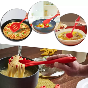Ensemble de cuisson en silicone jetable 5 pièces résistant aux hautes températures durable lave-vaisselle micro-ondes outils grattoir huile - Product Image 4