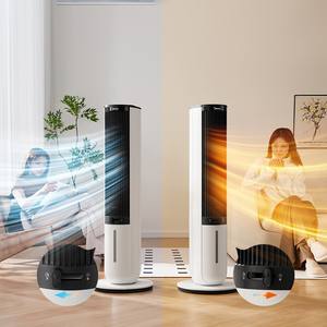 Ventilateur rafraîchisseur d'air intelligent Midea blanc 10L, vent naturel, commande vocale, oscillation, minuterie 2-8 heures, pour maison et dortoir - Product Image 2