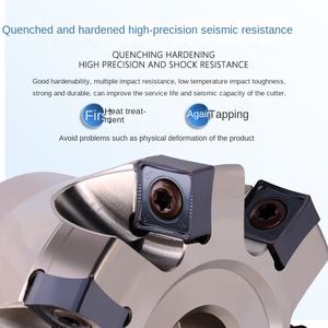 หัวตัด <span class=keywords><strong>CNC</strong></span> 88องศาเครื่องกัดแบบ Sngx120508ป้อนได้อย่างรวดเร็ว - Product Image 4