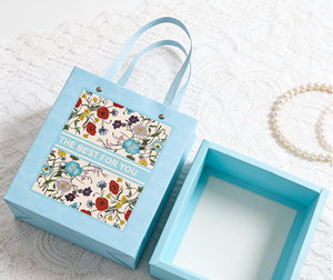 Boîte d'emballage de luxe classique écologique avec revêtement filmé pour l'emballage certifié d'origine Vietnamienne, taille personnalisée et poignée en corde de coton - Product Image 3