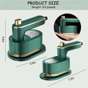Vaporizador de Ropa Eléctrico Portátil Plegable, Anti-Quemaduras en Seco, Tanque de Agua de 600 ml, Mini Plancha para Uso Doméstico y de Viaje - Product Image 3