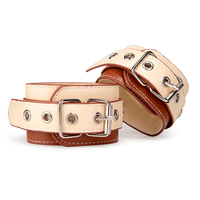 Menottes en cuir PU BDSM, jouets de retenue professionnels pour adultes, SM, bondage, plaisir intense et jeux coquins.