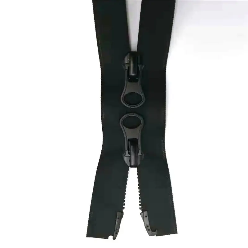 Nylon Reißverschluss Neu Modisch Neues Design Edelstahl individueller großer Reißverschluss-Schieber für Taschen mit Schieber Kleidungsstückzubehör schneiden