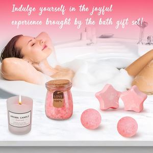 <b>Pink</b> Color Birthday Pamper <b>Gifts</b> for Women Custom Unique Relaxation Soap Spa Bath Set for Her Get Well Soon <b>Gifts</b> Wholesale - Product Image 2